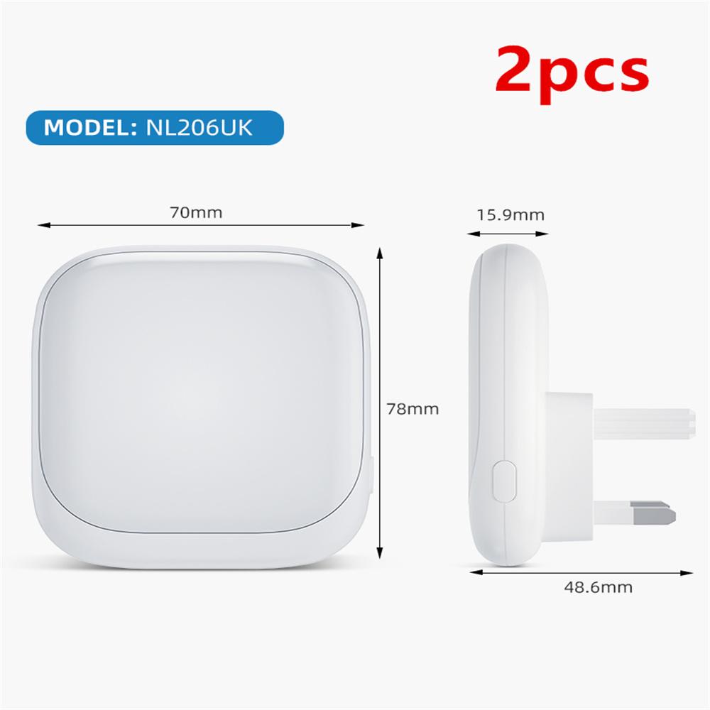 Night Light with Twilight Sensor 2700K Warm White For Bedroom Staircase Hallway