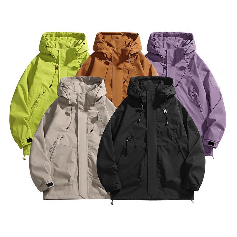 Autumn Men's Jacket Jacket Men's Outdoor Hiking Suit Student Tooling Multi-bag Jacket Outdoor Waterproof Jacket