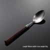 Walnut Wood Handle Stainless Steel Spoon