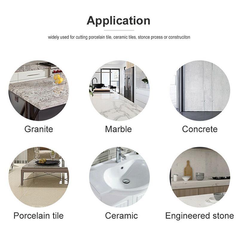 Турбо-алмазная пила, диск для резки гранита, мрамора, керамогранита, керамические лезвия 105/115/125 мм для угловой шлифовальной машины, алмазная пила