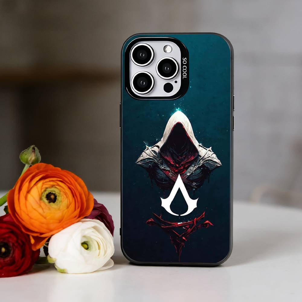Чехол для телефона Assassin's Creed для iPhone 17,16,15,14,13,12,11 Plus,Pro Max,XS,Цветной Серебристый Чехол для телефона Funda Cover