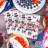 20/40Pcs 250th American Independence Napkins, Dinner Paper Dining Table Decor for Birthday Party United States Party Supplies