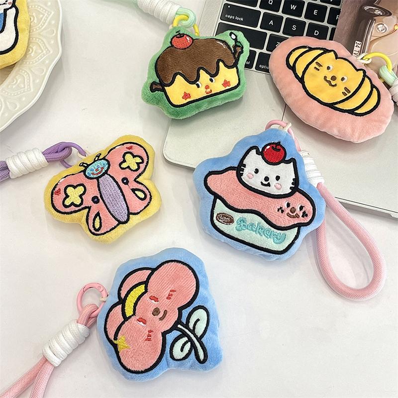 Мультяшный хлебный торт плюшевая игрушка брелок сыр сыр мягкая кукла кулон автомобильный брелок рюкзак сумка Декор детский подарок