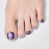 Item Shop Vacation Premium Pedicure Sticker Self Gel Nail Sticker 2 Sets, 40 Rubellite, 4 Pieces