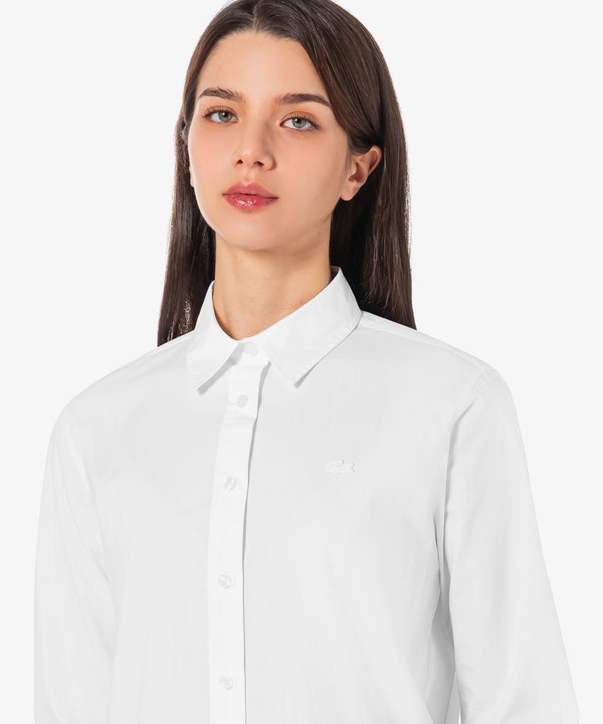 LACOSTE Women'S Poplin Solid Shirt Cf694E-56G 001