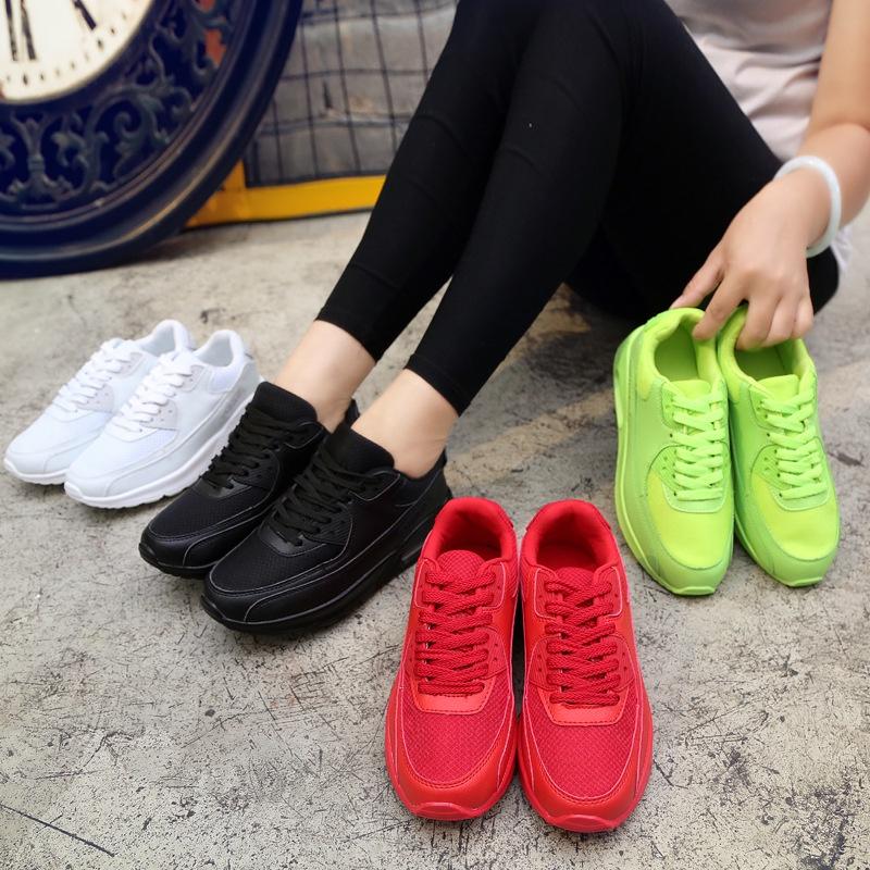 Breathable Casual Mesh Sneakers For Women's Gym Running And Sports Activities