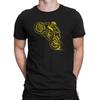 Mens Ghost Rider Biker T-Shirt  Motorcycle Tee Skull Clothing Bike Gift