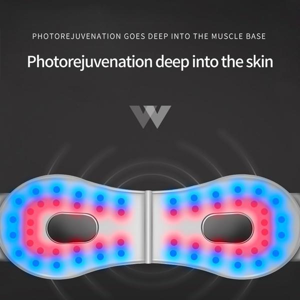 V-Face Shaping Massager Chin Lift Belt LED Photon Therapy Face Slimming Vibration Double Chin Reducer Face Lift Double Electric Face Lift Machine