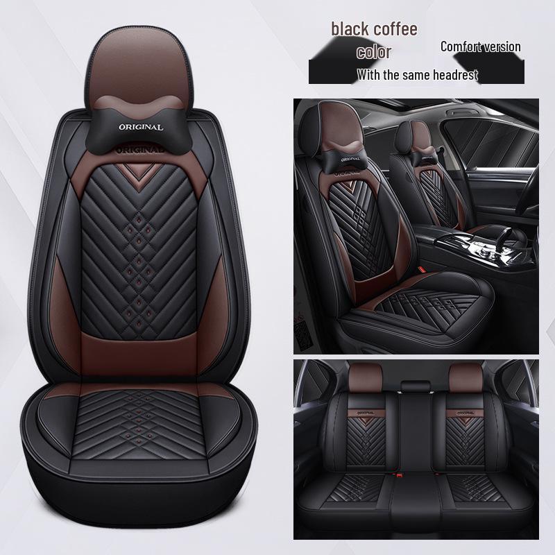 Всесезонные дышащие кожаные чехлы на сиденья для Zhonghua V3, V5, V7, Junjie, FRV, H330, H230.