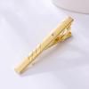 Metal Gold Color Tie Clip For Men Wedding Necktie Tie Clasp Clip Gentleman Ties Bar Tie Pin For Men'S Accessories