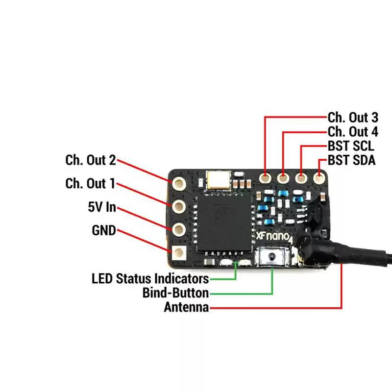 Dingpei NANO RX PRO 915 T-Antenna Receiver