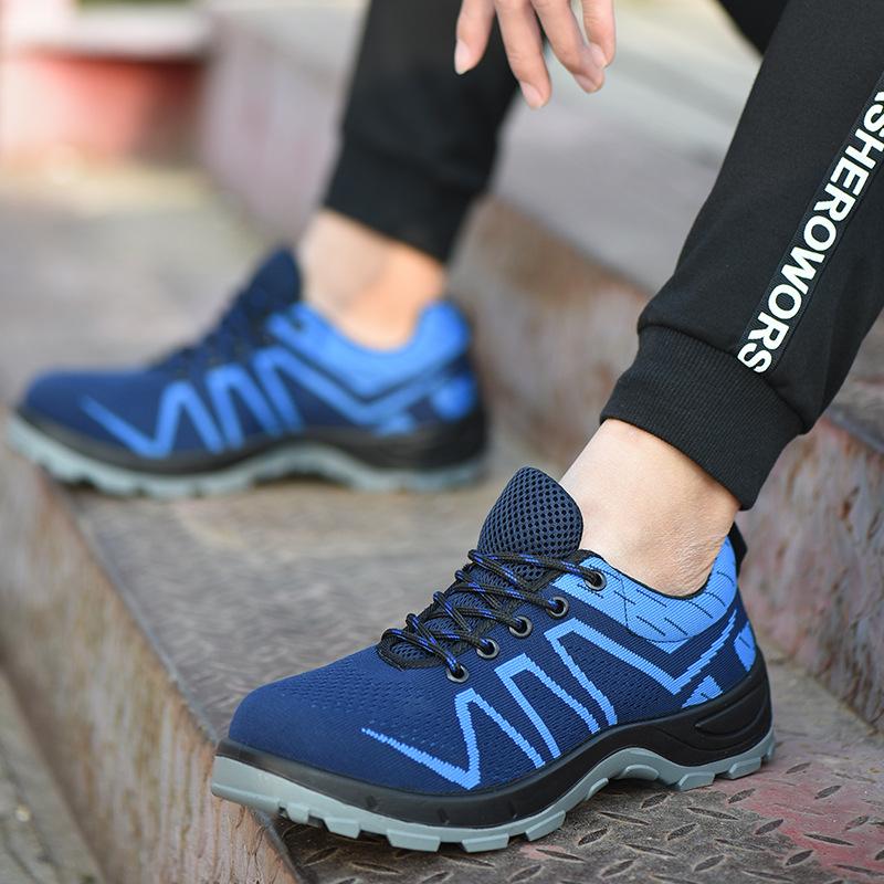 Мужская рабочая обувь для страхования труда, стальная защитная рабочая обувь Baotou с защитой от проколов и ударов