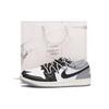 Air Jordan 1 Низкие кроссовки с нескользящей подошвой Винтажные Баскетбольные кроссовки Мужские Черно-серые 553558-053(Команда-SBOX)