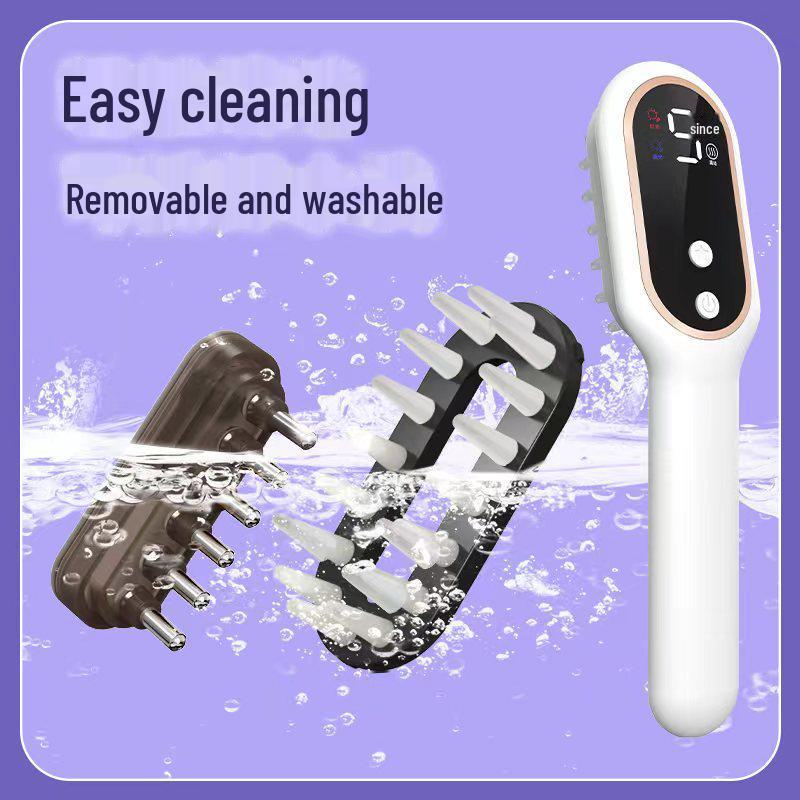 Электрический массажер для кожи головы и фототерапевтическая расческа для ухода за волосами и здоровья