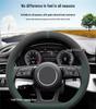 Чехол на руль для Changan Deepal S05/S07/S7 2025/26 - Зимний, противоскользящий, впитывающий пот, с флоковым дизайном