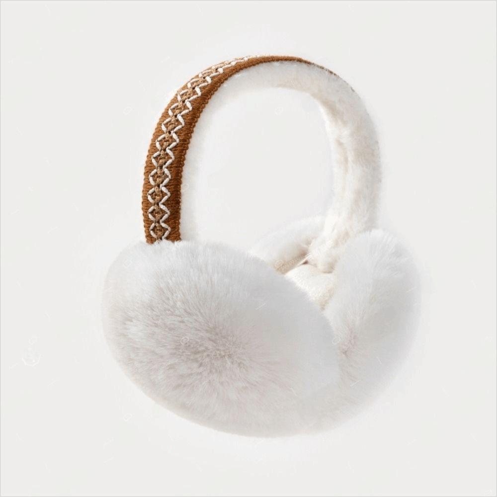 Winter Warm Folding Ear Warmer Thickened Faux Fur Ear-Muffs For Women Men Outdoor