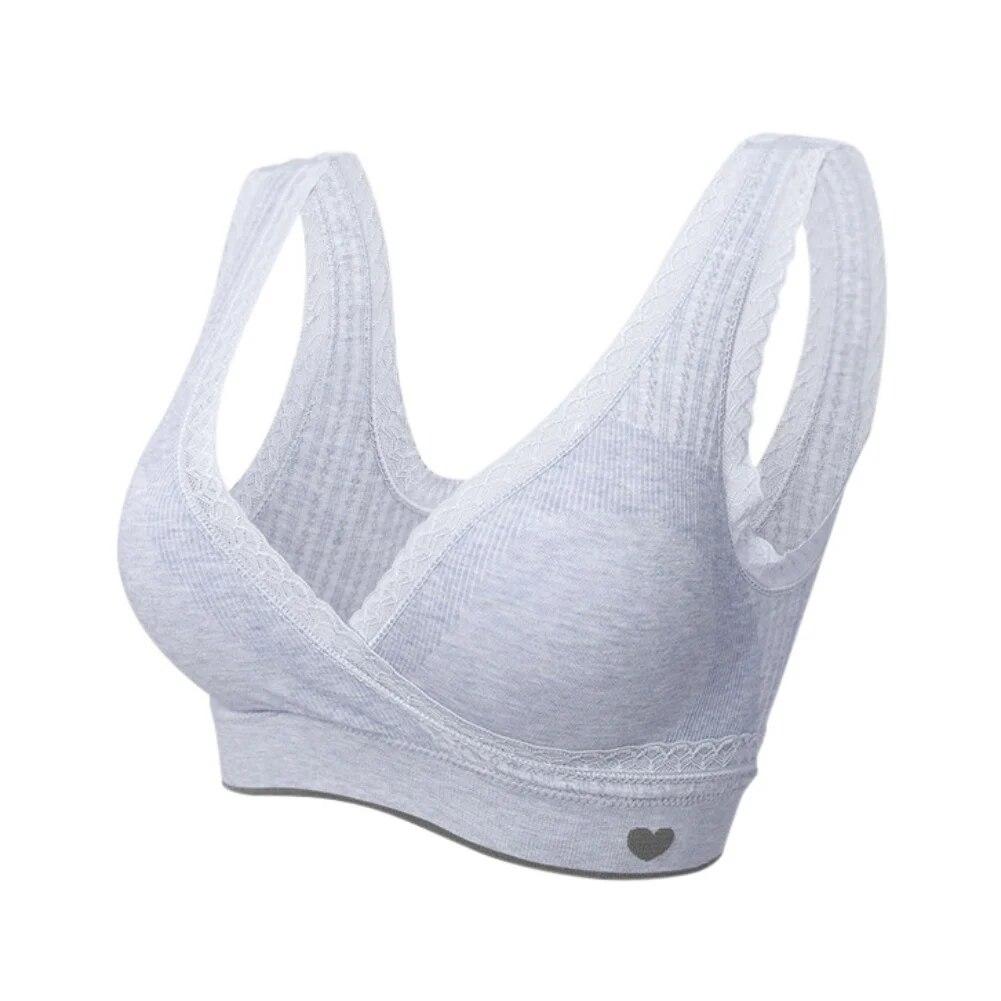 Женский бюстгальтер для кормления, хлопковый эластичный бюстгальтер для беременных