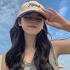 Sunscreen Unisex Peaked Cap Korean Style Summer Sunshade Hats Letter Embroidery Baseball Cap  Men