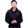 Men's Sweatshirt Li-Ning Li Ning Casual Sports Pullover Fleece Lined Sweatshirt Men's Black