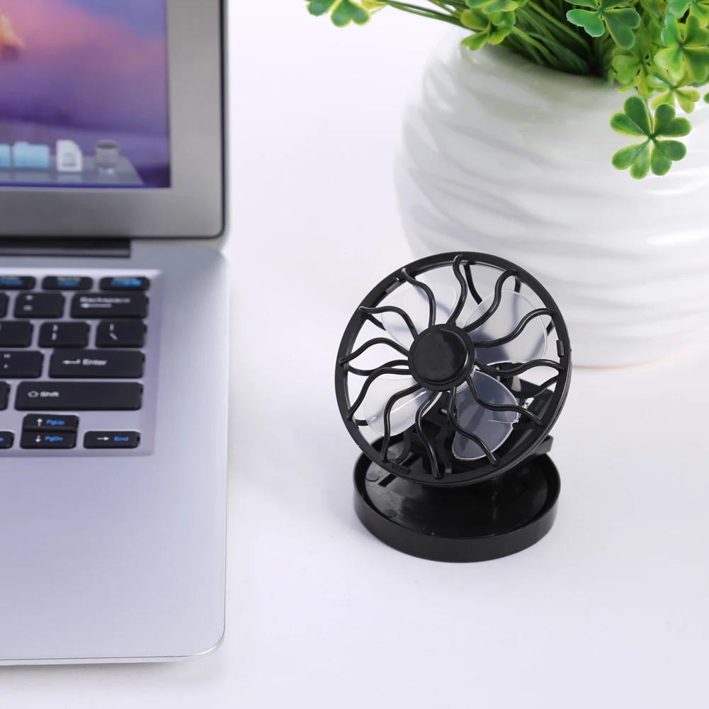 Mini Clip-on Solar Energy Fan Camping Hiking Cooling Portable Fan for Summer Travel Camp Mountaineering Cooling Foot Warmer