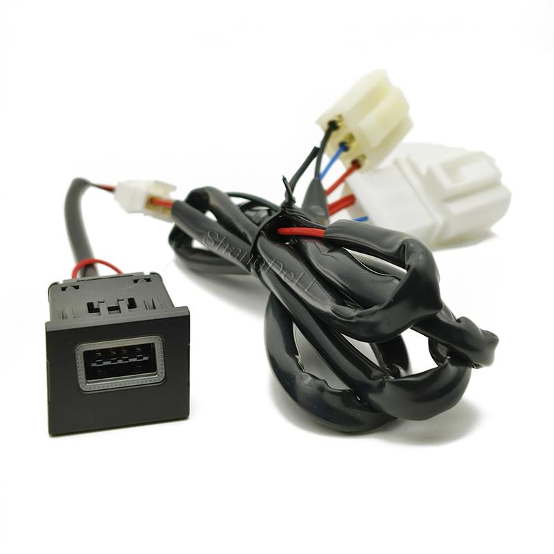 Compatible For Volkswagen Multivan T6 Car Single Charger QC3.0 USB Charge Socket Phone Charging Adapter Button