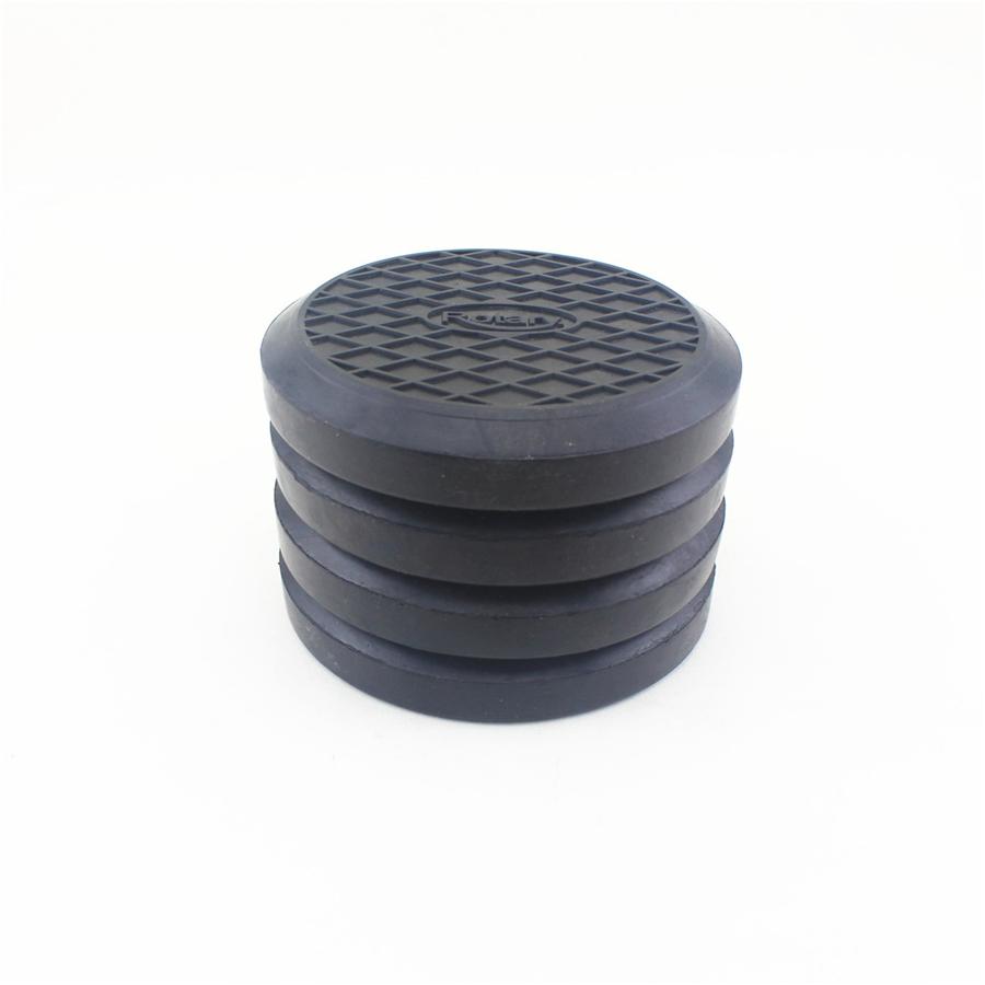 4x Круглая 125 мм Сверхпрочная подъемная подушка Универсальная резиновая накладка на рычаг для авто-грузового подъемника