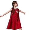 ASK JUNIOR Платье-принцесса в горошек с воланами для девочек