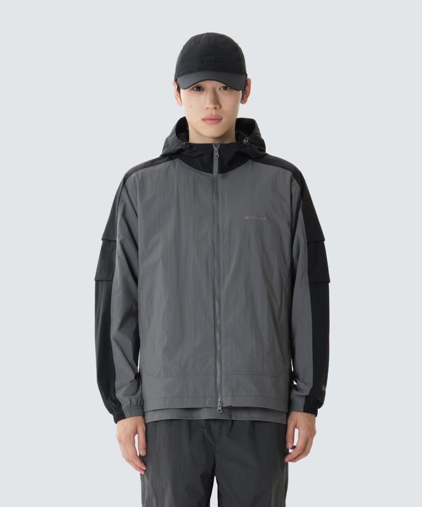 SNOWPEAK APPAREL Windstopper Colorblock Jacket (S26Fmpjk10) Black