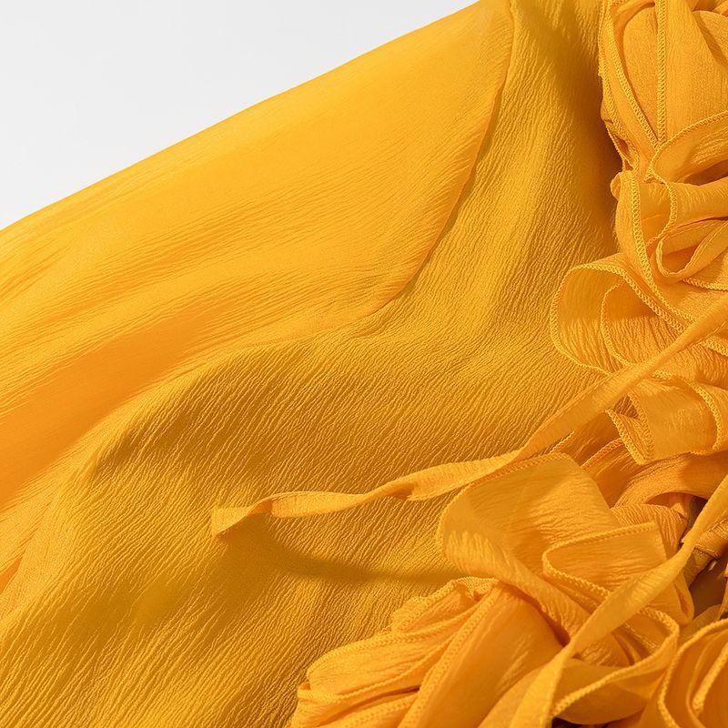 Kaslead New Women Clothes Western Style Fashion Simple Casual Flowers Dress Shorts Set