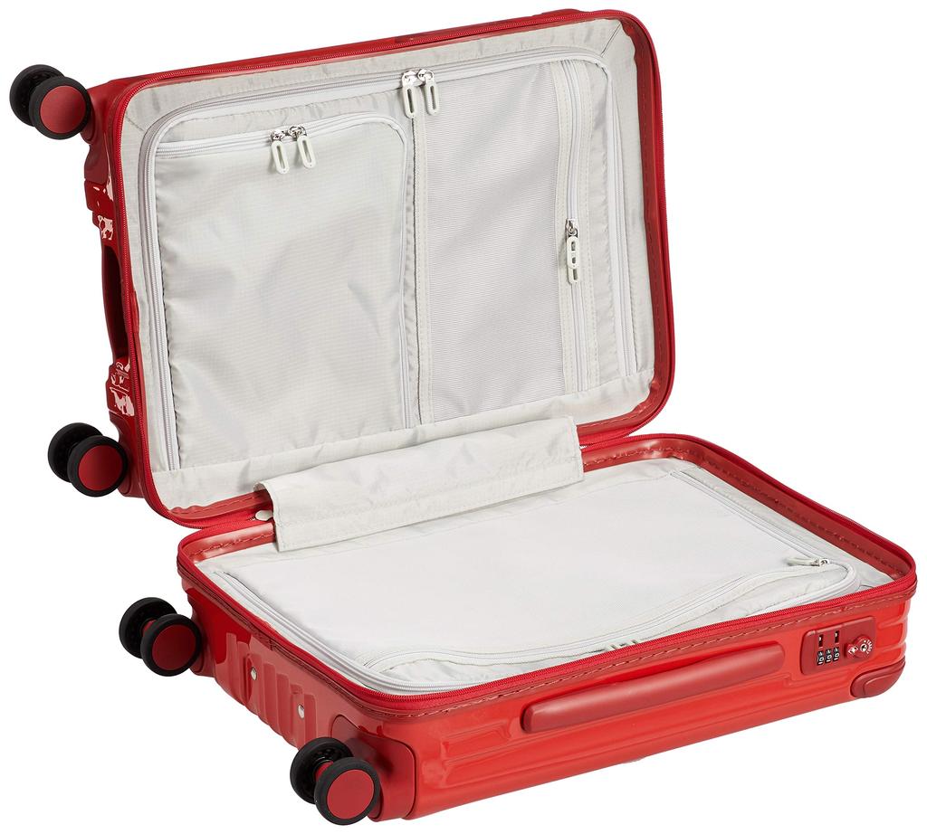 Чемодан с бесшумным тормозом, многофункциональный, модель CAT558ST, гарантия включена, 36 л, 51 см, ярко-красный [грузовой], ручная кладь, 3,1 кг
