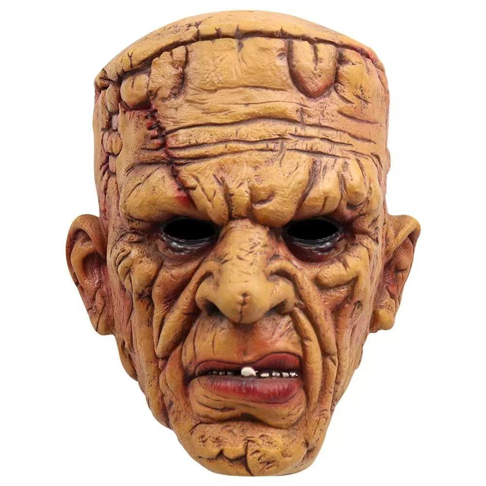 Halloween Horror Frankenstein Head Mask Latex Alien Alien Film Science Elderly Mask