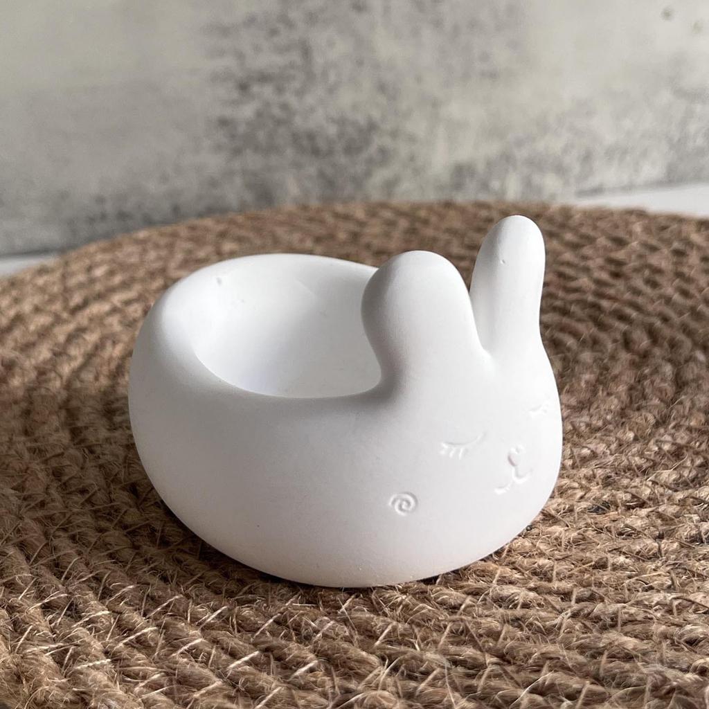 Пасхальные кролики Подсвечник Силиконовая форма Форма в виде кролика Подставка для яиц Чаша для хранения Форма для изготовления поделок своими руками Украшения для вечеринки