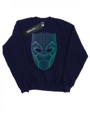 Мужская толстовка с изображением маски Black Panther Tribal