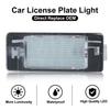 2Pcs Canbus Led License Number Plate Light For Opel Vectra C Estate 2002 2003 2004 2005 2006 2007 2008 Rear Tail Tag Lamp OEM: 93180083 6223510