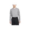 Nike Solid Color Golf Sweater With Crew Neck And Long Sleeves Men Tops Grey CU9783-003