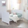 Lit bébé évolutif - 70 x 140 cm - EASY SLEEP - Blanc laqué