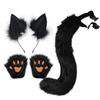 Halloween Set Of Animal Claws Simulation Plush Fox Ears Hair Band Animal Ears Animal Tail Cos Accessories