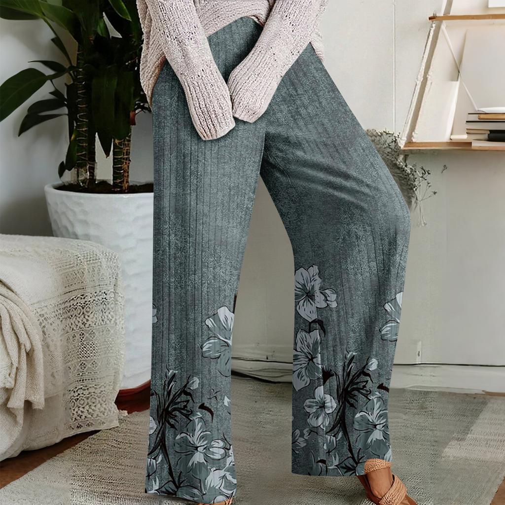 Pajama Pants, Sleepwear, Casual Drawstring Elastic Waist Pants, Comfortable Straight-leg Loose Pants
