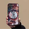 KK-10 Demon Slayer Soft Black Case for iPhone XR 14 15 11 12 13 6 7 8 X XS Pro Max Samsung S22 S23 S21 S24 FE Ultra S8 Plus
