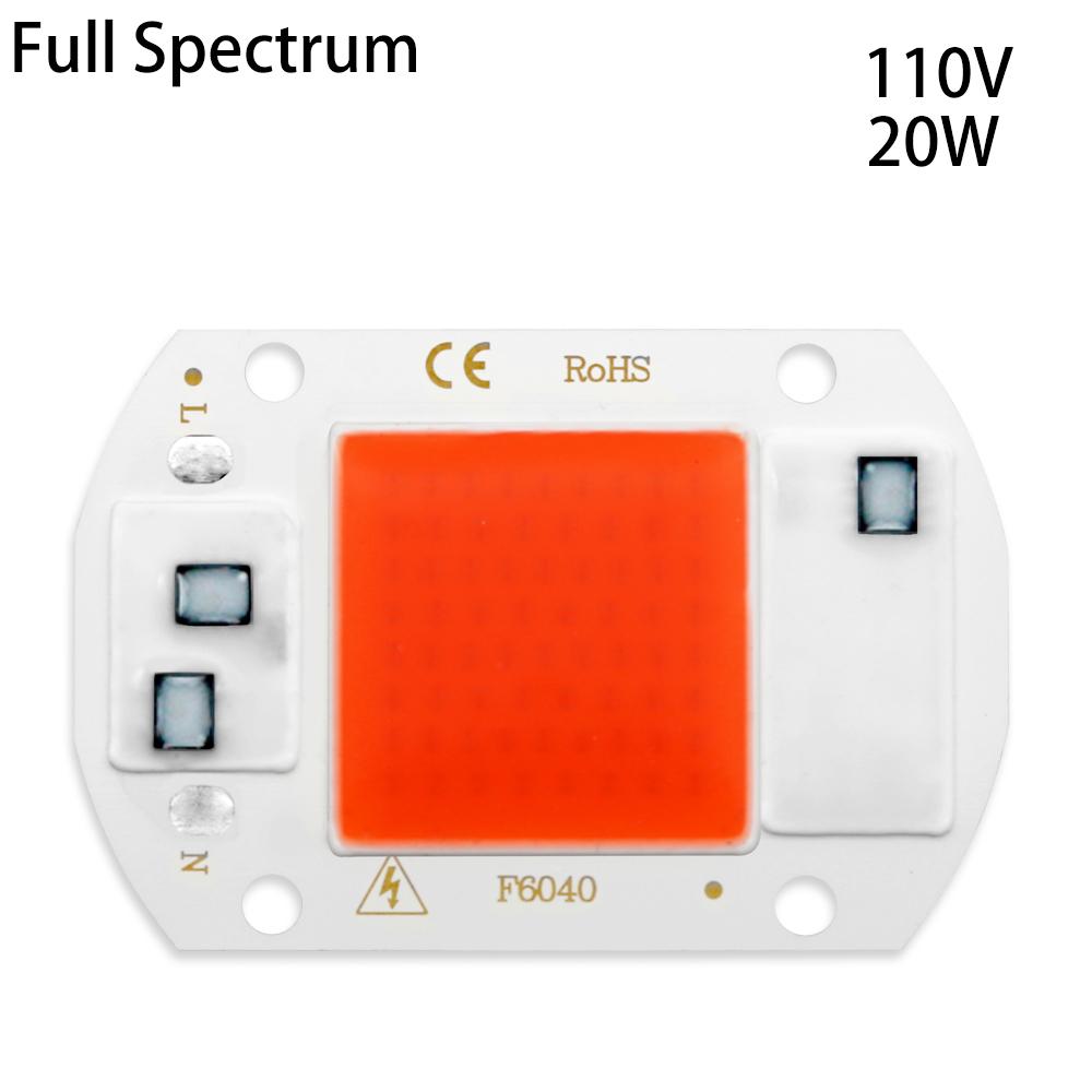 Светодиодные лампы COB LED лампы CHIP AC 110V 50W 30W 20W 10W Hight Brightness Lighting COB Lights Chip For DIY Smart IC Full Spectrum Flood Light