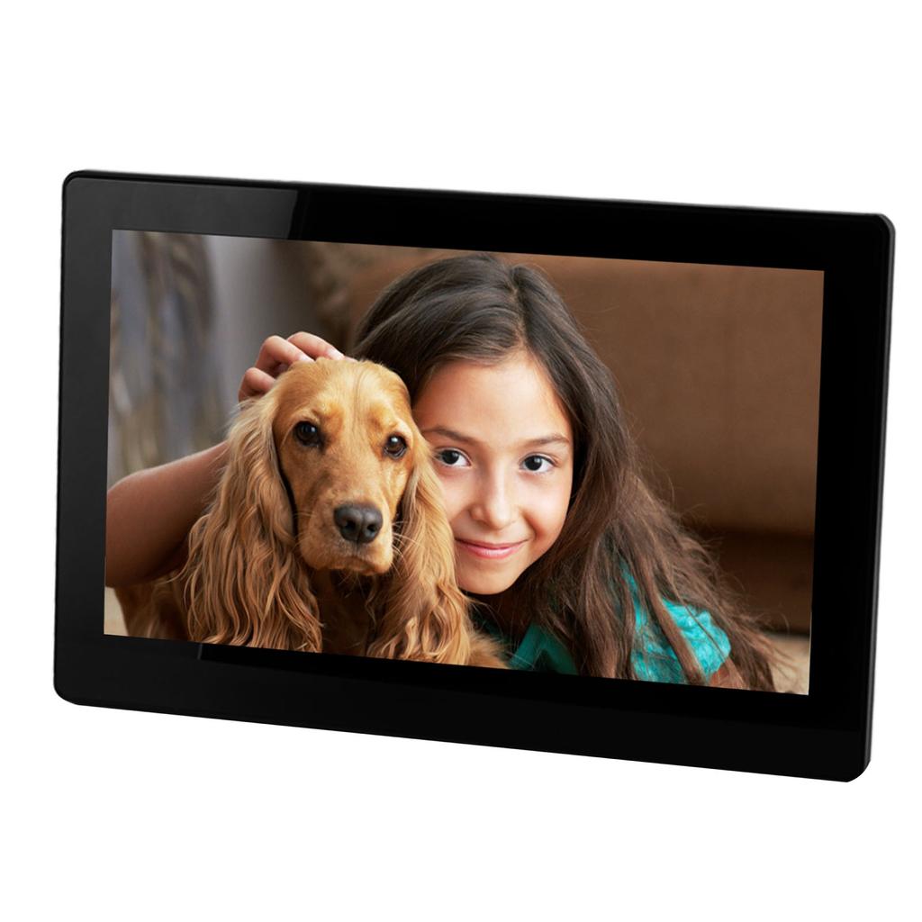 13.3in IPS WiFi Touch Screen Photo Frame 1080P HD Electronic Digital Photo Frame 8GB 100‑240V EU