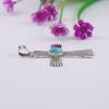 Turquoise Cross Pendant ,Native American Pendant, Engagement Pendant, 925 Sterling Silver Pendant, Gemstone Pendant, Designer Pendant