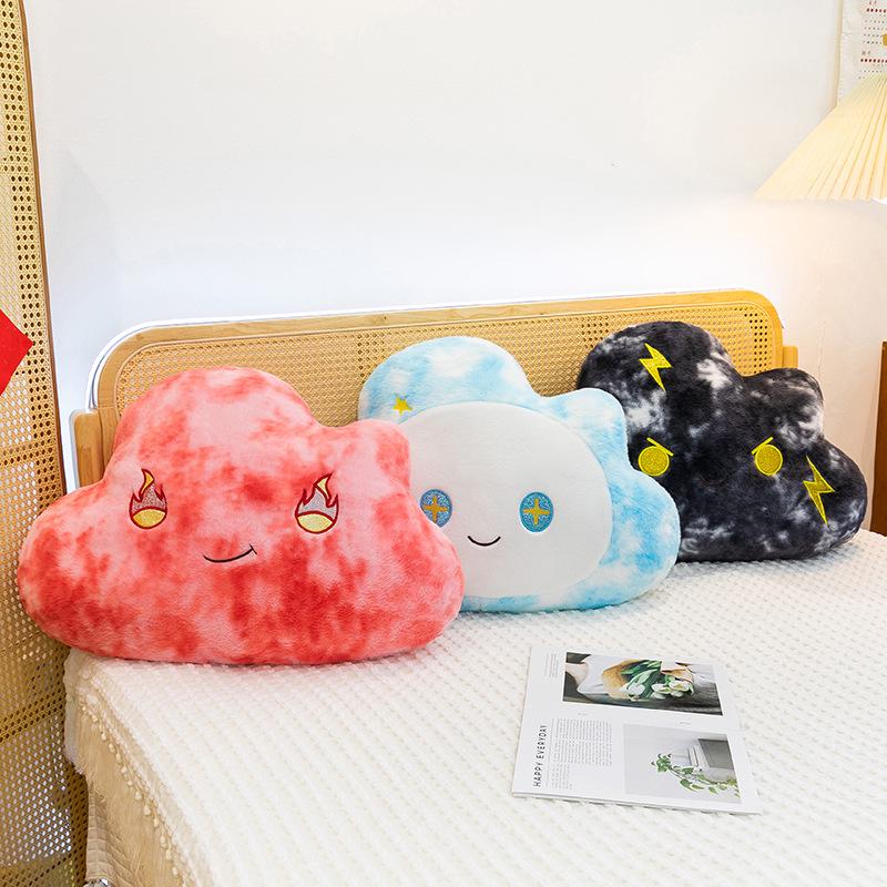 Creative Cloud Pillow - Cartoon Plush Expression Sleeping Cushion Doll Birthday Gift