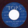 7-дюймовая пластинка ФРЭНК ВЕБЕР THE TOPPERS THE HAL Неопределившийся Вернуть время вспять 45306 TOPS RECORDS США Поп Б/У
