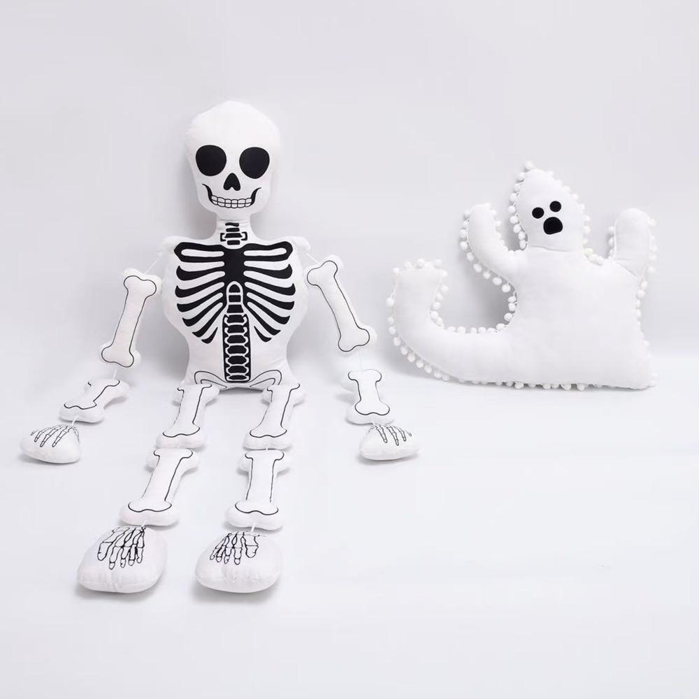 Halloween Joint Mobility Skeletons Plush Toy Skeletons Doll Joint Mobility Skeletons Plushie Halloween Monster Plush Toy