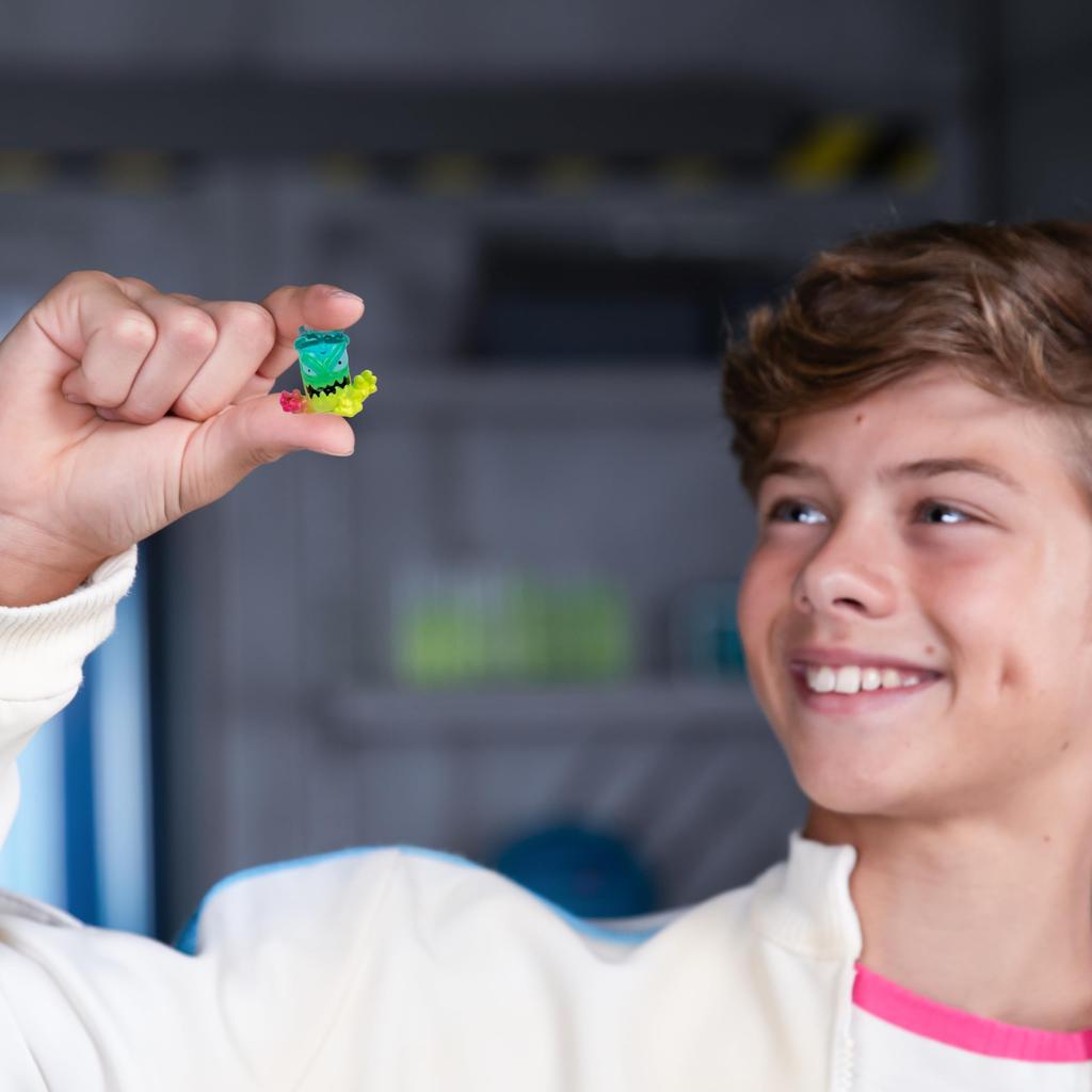 MrBeast Lab Swarms Серия 2, Эксклюзивный кейс для денег Atomic Series, оптовая упаковка, добавить воды, экспериментировать, встряхнуть пробирку и раскрыть 2 из 18 MrBeast