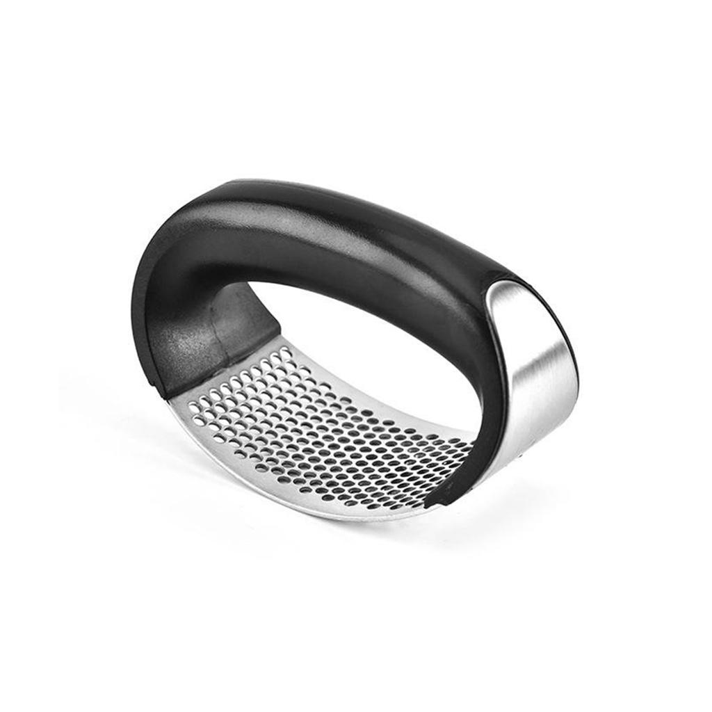 Stainless Steel Garlic Press Rocker Mincer Crusher Roller Squeezer Garlic Pressing Crushing