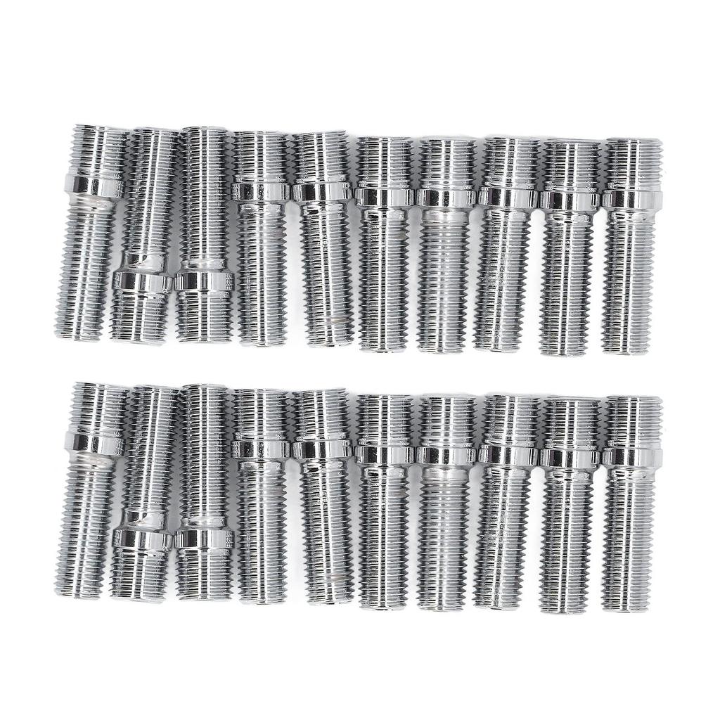 Wheel Bolt Conversion Kit, High Hardness Stainless Steel Precision Screw 50mm Full Length Wheel