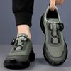 Повседневные кроссовки с вращающейся пряжкой для отдыха на открытом воздухе, всесезонные походные альпинистские туфли, мужская модная обувь, теплая зимняя обувь