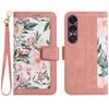 For Sony Xperia 1 VII Case PU Leather Floral Phone Cover with Card Slots